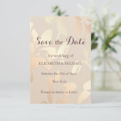 Save The Date Mariage minimaliste moderne monochrome Enregistrer (Debout devant)