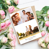 Save The Date Mariage minimaliste multi-photo