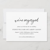 Save The Date Mariage Moderne à Sydney (Devant)