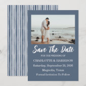 Save The Date Mariage moderne aquarelle paysage côtier (Devant / Derrière)