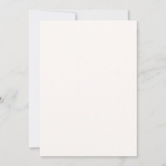 Save The Date Mariage moderne Bleu élégant (Dos)