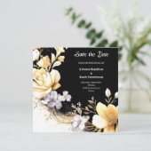 Save The Date Mariage moderne chic (Debout devant)