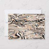 Save The Date Mariage moderne Elegant Motif Aquarelle Elégant Pe (Dos)