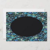 Save The Date Mariage moderne élégant Peacock / Maison de Grosch (Dos)