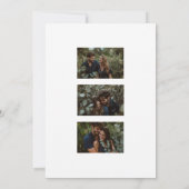 Save The Date Mariage moderne minimaliste (Dos)