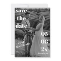 MARIAGE MODERNE MINIMALISTE NOIR & BLANC