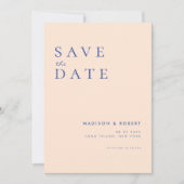 Save The Date Mariage moderne simple Enregistrer la date (Devant)