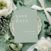 Save The Date Mariage moderne simple Enregistrer la date