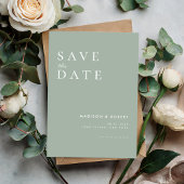 Save The Date Mariage moderne simple Enregistrer la date