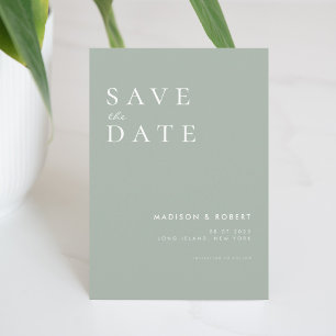 Save The Date Mariage moderne simple Enregistrer la date