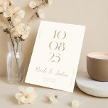 Save The Date Mariage moderne simple et chic<br><div class="desc">Un mariage moderne sauve la date avec un design élégant et minimaliste.</div>