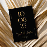 Save The Date Mariage moderne simple et chic<br><div class="desc">Un mariage moderne sauve la date avec un design élégant et minimaliste.</div>