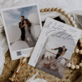 Save The Date Mariage Moderne Typographie Script Photo Arche