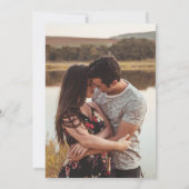 Save The Date Mariage moderne verdure (Dos)