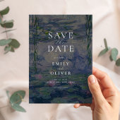 Save The Date Mariage Monet Water Lilies