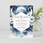 Save The Date Mariage monochrome (Debout devant)
