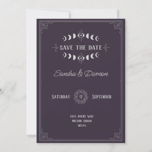 Save The Date Mariage Moody Enregistrer la date