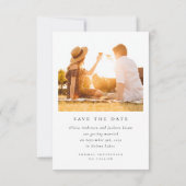 Save The Date Mariage multiphoto moderne (Dos)
