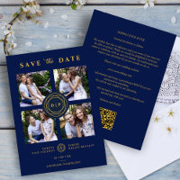 Mariage multiphoto Ultra-tendance Navy & Gold 4