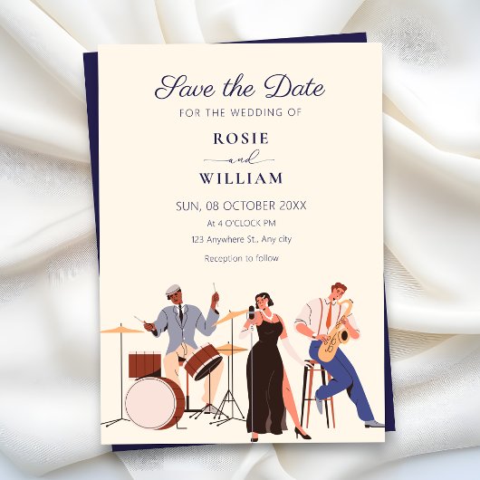 Save The Date Mariage musique jazz