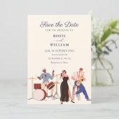 Save The Date Mariage musique jazz (Debout devant)