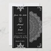 Save The Date Mariage musulman Enregistrer la date (Devant)