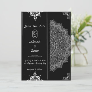 Save The Date Mariage musulman Enregistrer la date