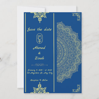 Save The Date Mariage musulman Enregistrer la date