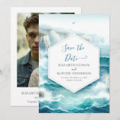 Save The Date Mariage Naudicale Nature Moderne (Devant / Derrière)