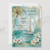 Save The Date Mariage nautique (Devant)