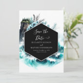 Save The Date Mariage nautique Boho imprimable (Debout devant)