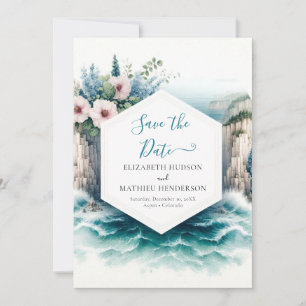 Save The Date Mariage nautique Boho personnalisé
