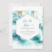 Save The Date Mariage Nautique Design Moderne (Devant)