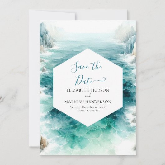 Save The Date Mariage Nautique Lovely Digital (Devant)