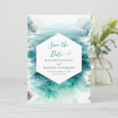 Save The Date Mariage Nautique Lovely Digital (Debout devant)