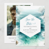 Save The Date Mariage Nautique Lovely Digital (Devant / Derrière)
