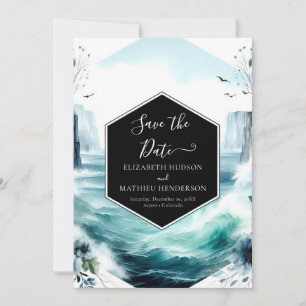Save The Date Mariage nautique minimal unique