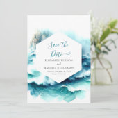 Save The Date Mariage Nautique numérique simple (Debout devant)