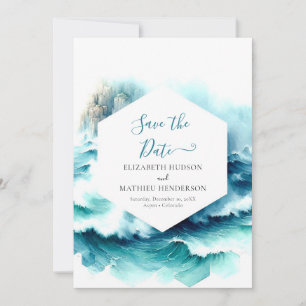 Save The Date Mariage Nautique numérique simple