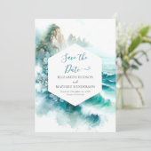 Save The Date Mariage Nautique Romantique numérique (Debout devant)