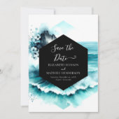 Save The Date Mariage nautique Whimsical (Devant)