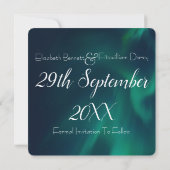 Save The Date Mariage Northern Lights Enregistrer La Date (Dos)