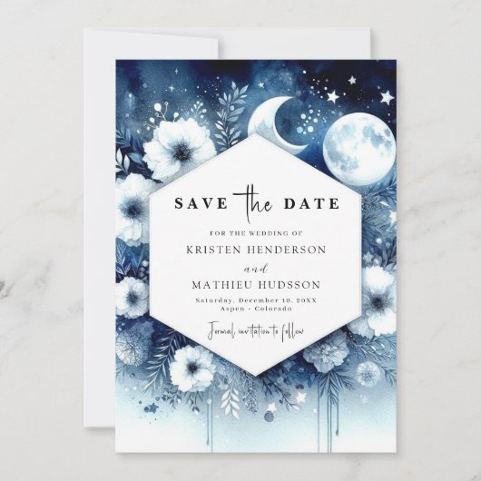 Save The Date Mariage numérique à affichage numérique (Devant)