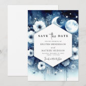 Save The Date Mariage numérique à affichage numérique (Devant / Derrière)