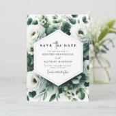 Save The Date Mariage numérique Eucalyptus Personnalisé (Debout devant)
