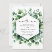 Save The Date Mariage Numérique Unique et Ludique à l'Eucalyptus (Devant)