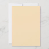 Save The Date Mariage occidental floral boho (Dos)