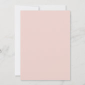 Save The Date Mariage occidental floral boho rose (Dos)