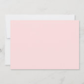 Save The Date Mariage papillon cœur rose (Dos)