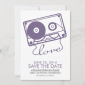 Save The Date Mariage parfait Mix Enregistrer la date {violet} (Devant)
